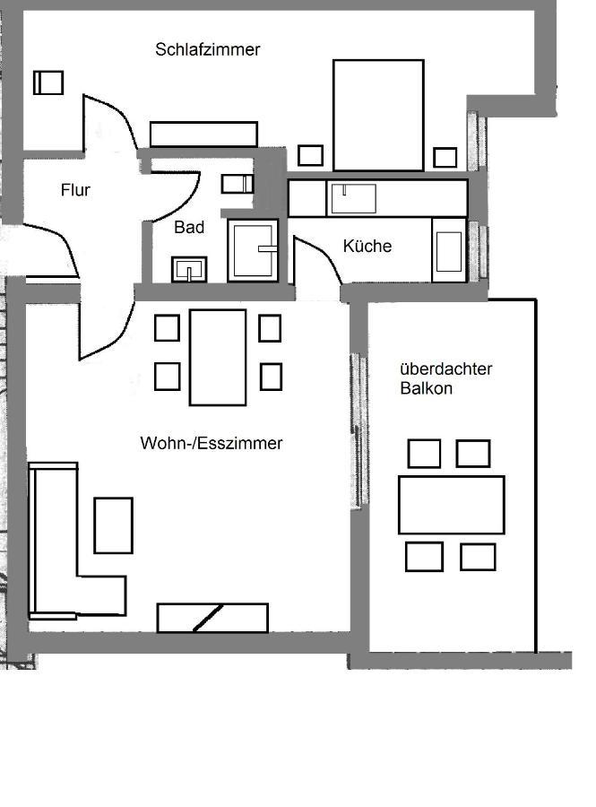 Ferienwohnung Frieda Mit Ueberdachtem Balkon Винтерберг Экстерьер фото